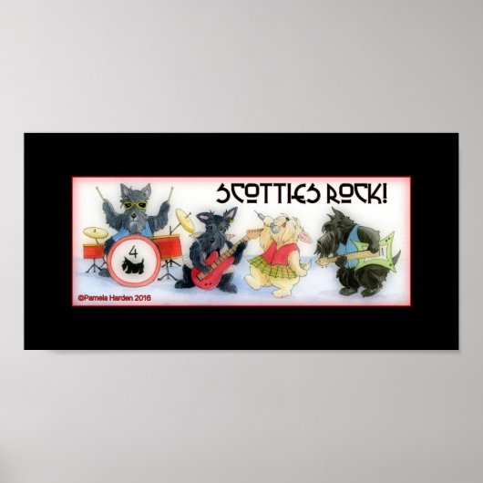 Scotties Rock Poster (Vorne)