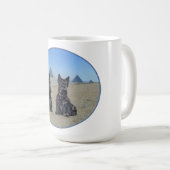 Scotties Sightseeing in Ägypten Kaffeetasse (VorderseiteRechts)