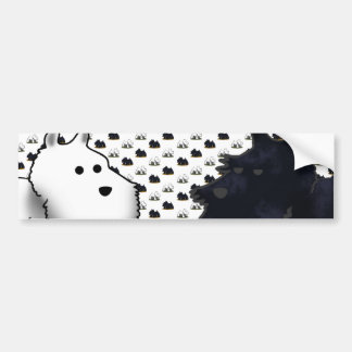 Scotties u. Westies… Autoaufkleber