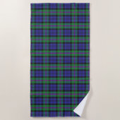 Scottish Accents Clan Baird Tartan Strandtuch (Vorderseite)