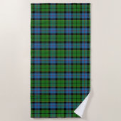Scottish Accents Clan Forsyth Tartan Strandtuch (Vorderseite)