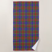 Scottish Accents Clan MacBeth Tartan Strandtuch (Vorderseite)
