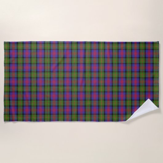 Scottish Accents Clan MacLennan Tartan Strandtuch (Vorderseite)