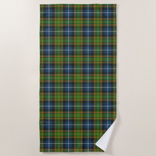 Scottish Accents Clan MacRae Tartan Strandtuch (Vorderseite)