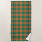 Scottish Accents Clan Pollock Tartan Strandtuch (Vorderseite)
