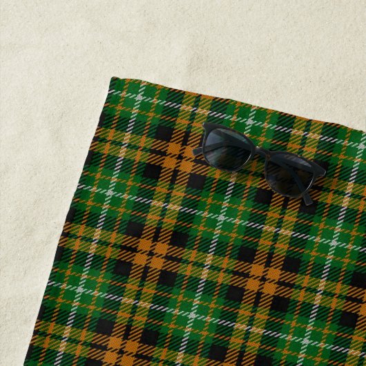 Scottish Accents Clan Ramsay Orange Hunting Tartan Strandtuch (Beispiel)