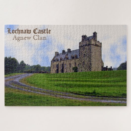Scottish Agnew Clan's Lochnaw Castle Puzzle (Horizontal)
