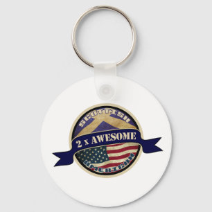 Scottish American 2x Phantastisch Keyring Schlüsselanhänger