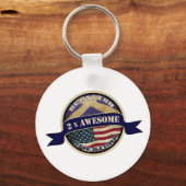 Scottish American 2x Phantastisch Keyring Schlüsselanhänger (Vorderseite)