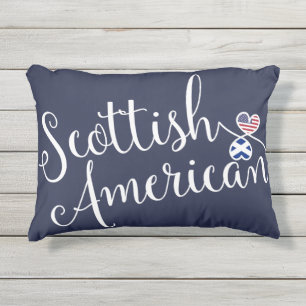 Scottish American Accent Pillow, Schottland Kissen Für Draußen
