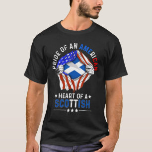 Scottish American America Pride Foreign Scotland F T-Shirt