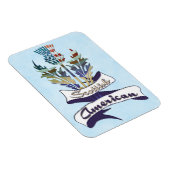 Scottish American Thistle Flexi Magnet (Rechte Seite)