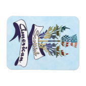 Scottish American Thistle Flexi Magnet (Horizontal)
