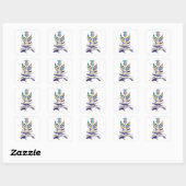 Scottish American Thistle Stickers (Blatt)