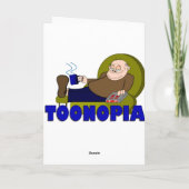 Scottish and Proud Rugby Birthday Card Karte (Rückseite)