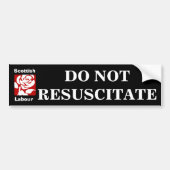 Scottish-ArbeitsParty-sterbender Autoaufkleber (Vorne)