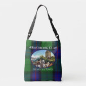 Scottish Armstrong Clan Tartan & Castle Tasche (Rückseite)