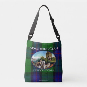 Scottish Armstrong Clan Tartan & Castle Tasche