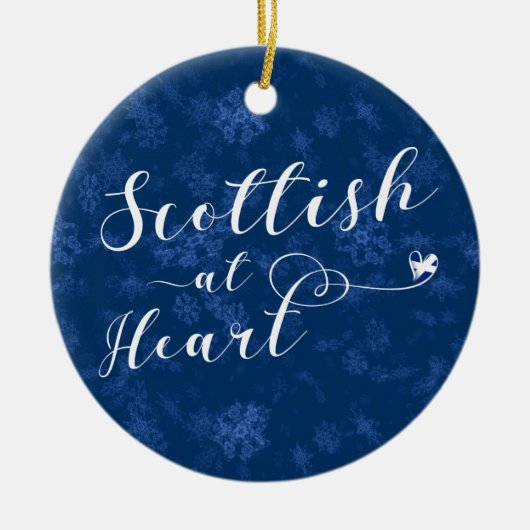 Scottish At Heart, Christmas Tree Ornament (Vorne)