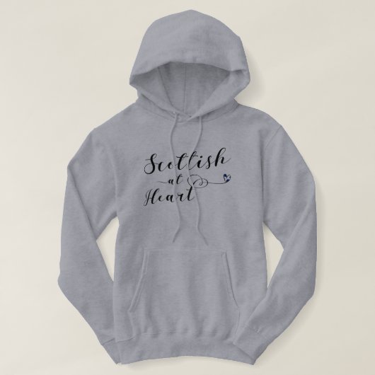 Scottish At Heart Hoodie (Design vorne)