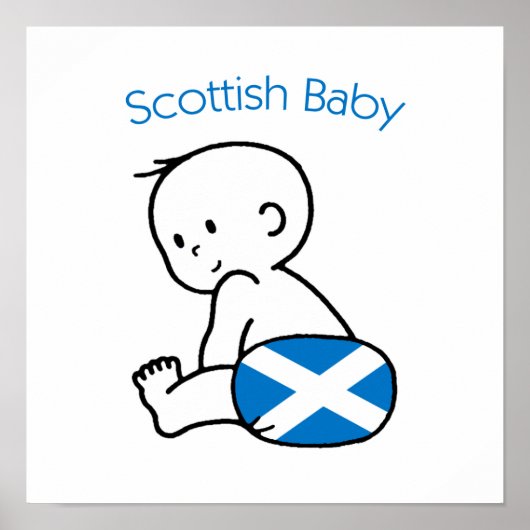 Scottish Baby Poster (Vorne)
