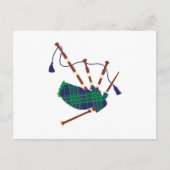 Scottish Bagpipe Postkarte (Vorderseite)