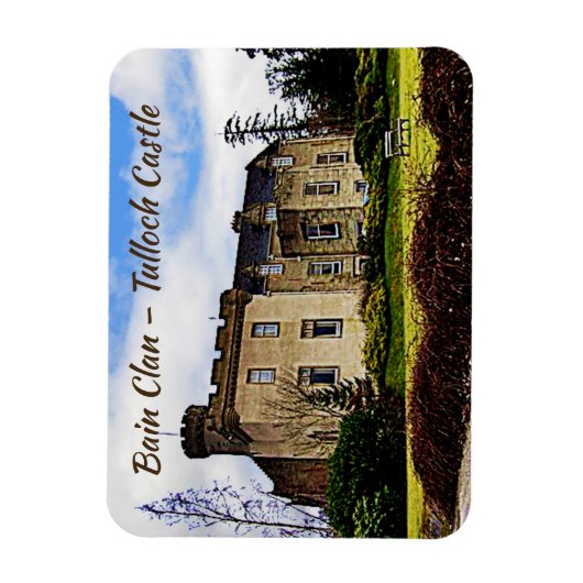 Scottish Bain Clans Tulloch Castle Magnet (Vertikal)