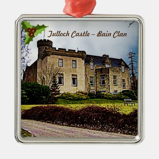 Scottish Bain Clans Tulloch Castle Metal Ornament Aus Metall (Vorne)