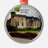 Scottish Bain Clans Tulloch Castle Weihnachten Ornament Aus Metall (Vorne)