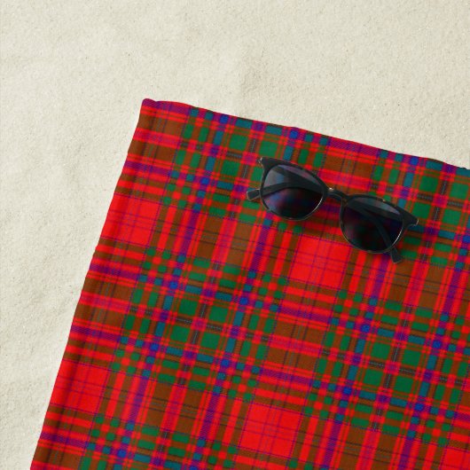 Scottish betont Clan MacDougall Tartan Strandtuch (Beispiel)