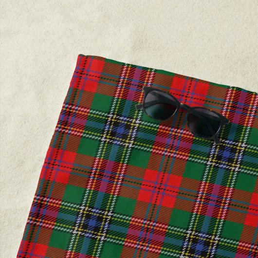 Scottish betont Clan MacLean Tartan Strandtuch (Beispiel)