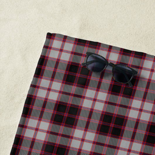Scottish betont ClanMacPhersonTartan Strandtuch (Beispiel)