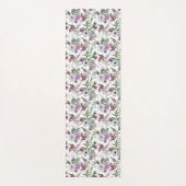 Scottish Bird Blume and Thistle Yogamatte (Vorderseite)