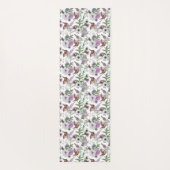 Scottish Bird Blume and Thistle Yogamatte (Rückseite)