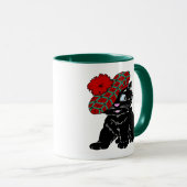 Scottish Black Cat Tasse (VorderseiteRechts)