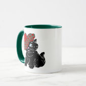Scottish Black Cat Tasse (Vorderseite Links)