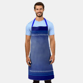 Scottish Blue Schürze (Getragen)