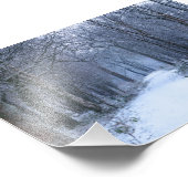 Scottish Bluebell Woods in Winter Fotodruck (Ecke)