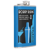 Scottish Bobby Burns Whiskey Cocktail Flachmann (Rechts)