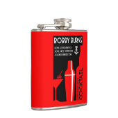Scottish Bobby Burns Whiskey Cocktail Flachmann (Rechts)