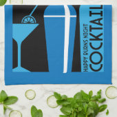 Scottish Bobby Burns Whiskey Cocktail Geschirrtuch (Gefaltet)