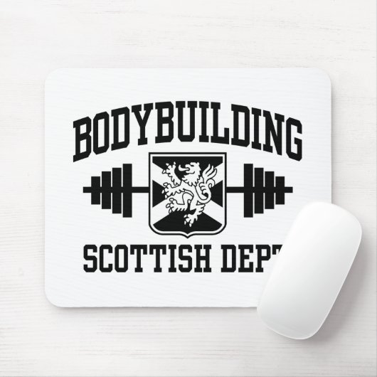 Scottish Bodybuilder Mousepad (Mit Mouse)