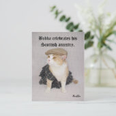 Scottish Bubba Postkarte (Stehend Vorderseite)