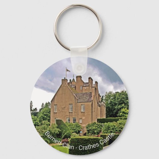Scottish Burnett Clans Crathes Castle Schlüsselanh Schlüsselanhänger (Rückseite)