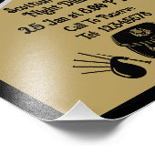 Scottish Burns Night Dinner Invite Fotodruck (Ecke)