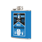 Scottish Burns Night Flachmann (Links)