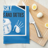 Scottish Burns Night Geschirrtuch (Viertel Falte)