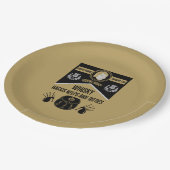 Scottish Burns Night Pappteller (Schrägansicht)