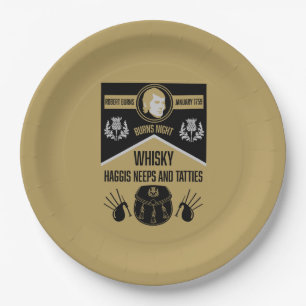 Scottish Burns Night Pappteller