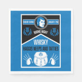 Scottish Burns Night Serviette (Vorderseite)